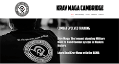 Desktop Screenshot of krav-maga-cambridge.co.uk